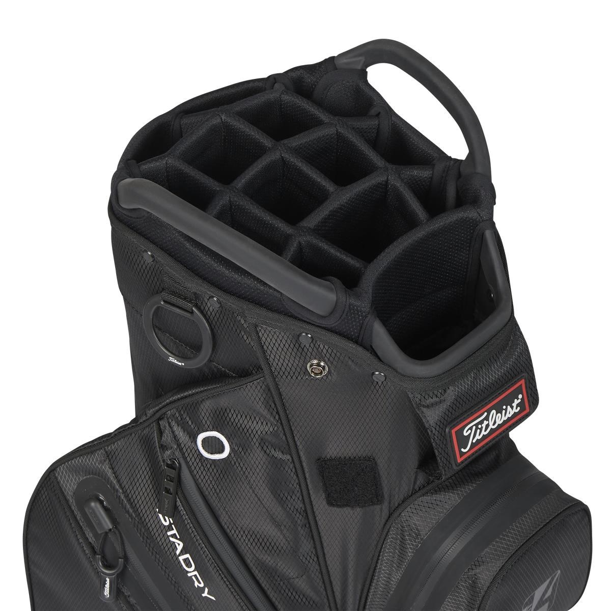 Titleist 14 StaDry cart bag, czarny