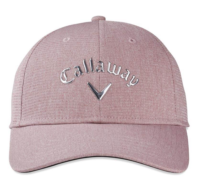Callaway Liquid Metal damska czapka z daszkiem, różowo/szara
