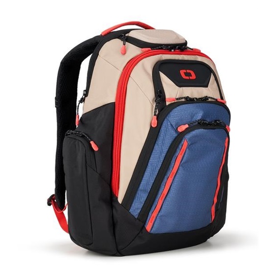 Ogio Gambit Pro Backpack 25L plecak, tan/blue/red