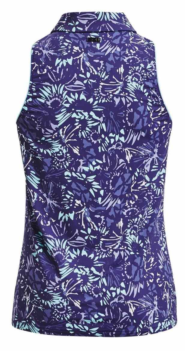 Under Armour Iso-Chill Sleeveless damskie polo, sonar blue