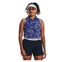 Under Armour Iso-Chill Sleeveless damskie polo, sonar blue