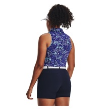 Under Armour Iso-Chill Sleeveless damskie polo, sonar blue