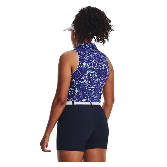Under Armour Iso-Chill Sleeveless damskie polo, sonar blue