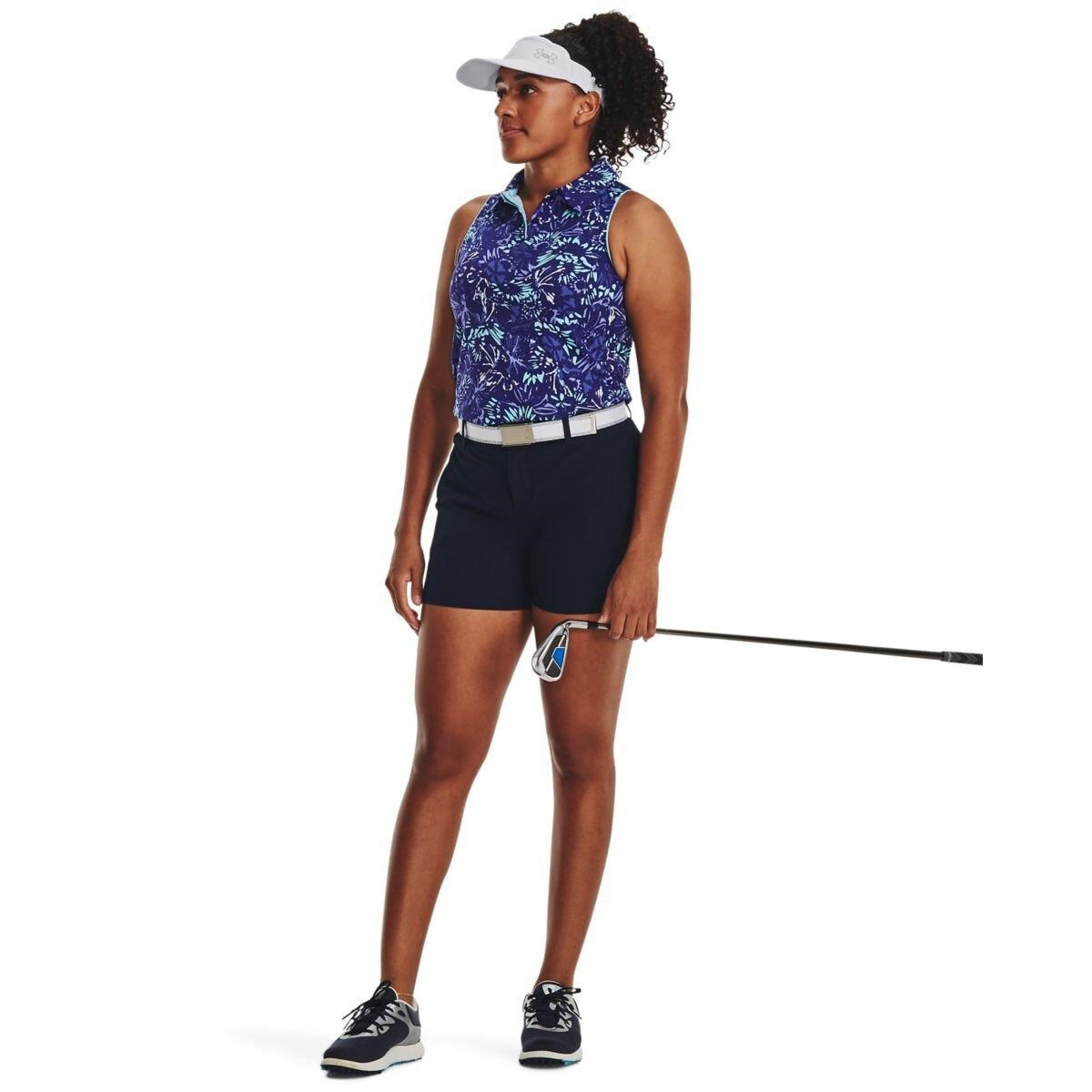 Under Armour Iso-Chill Sleeveless damskie polo, sonar blue
