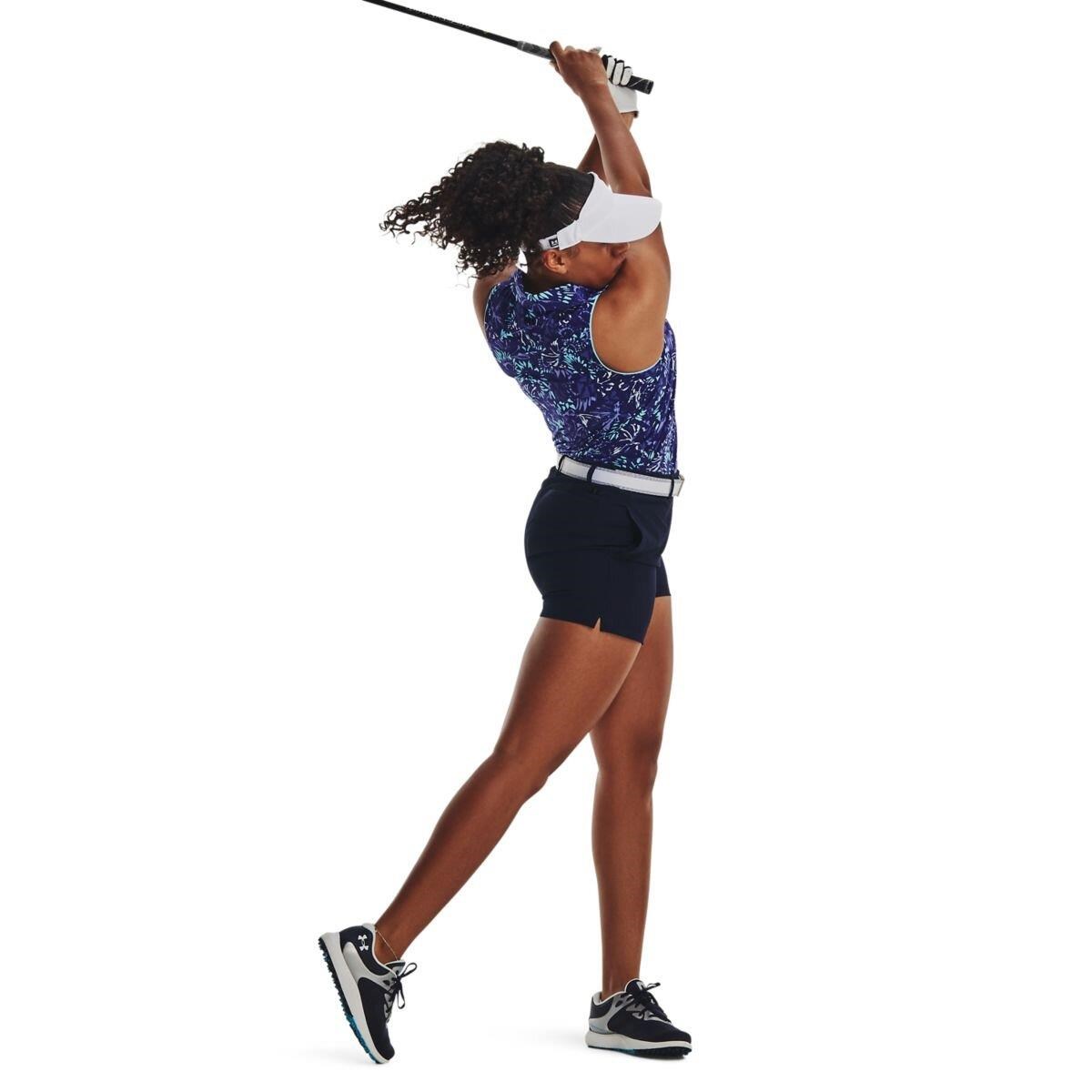 Under Armour Iso-Chill Sleeveless damskie polo, sonar blue