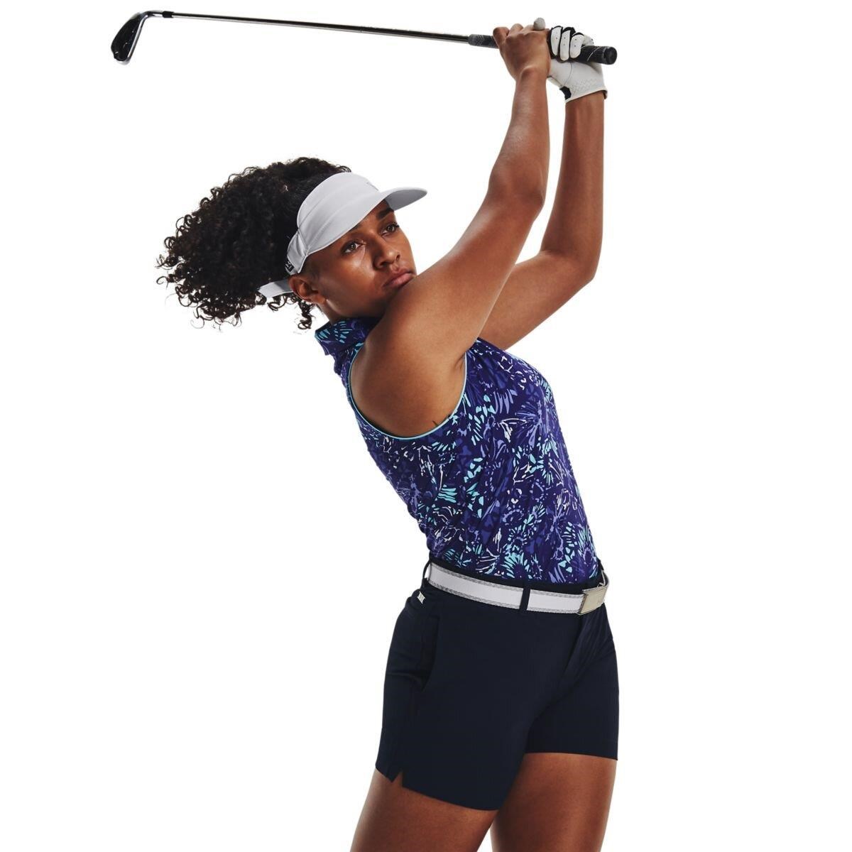 Under Armour Iso-Chill Sleeveless damskie polo, sonar blue