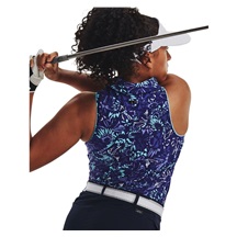 Under Armour Iso-Chill Sleeveless damskie polo, sonar blue