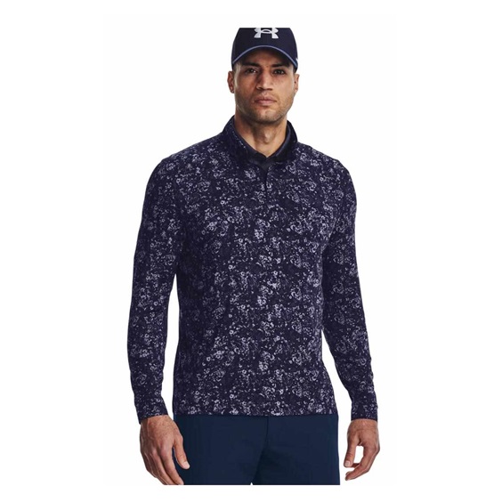 Under Armour Playoff Printed 1/4 Zip męska bluza, granatowa