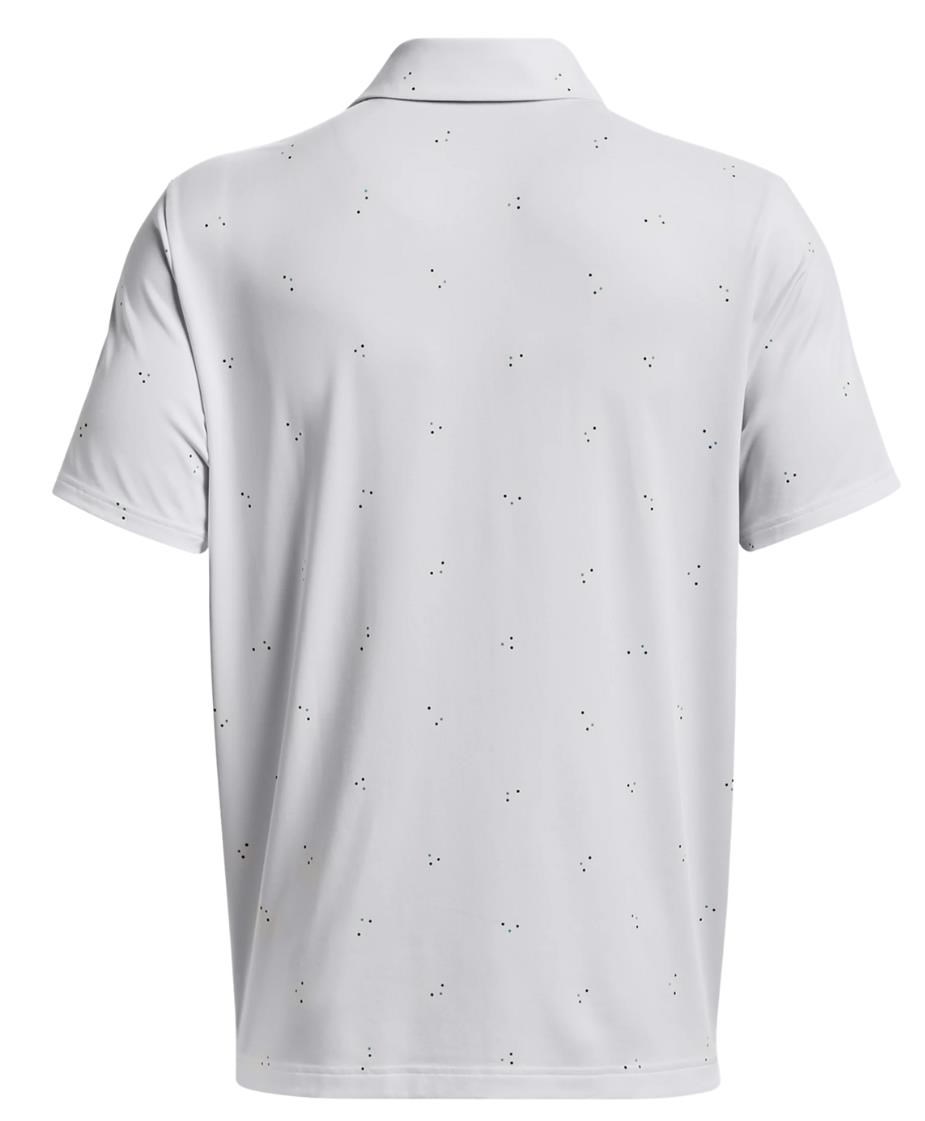 Under Armour Playoff 3.0 Printed męskie polo, biało/niebieskie