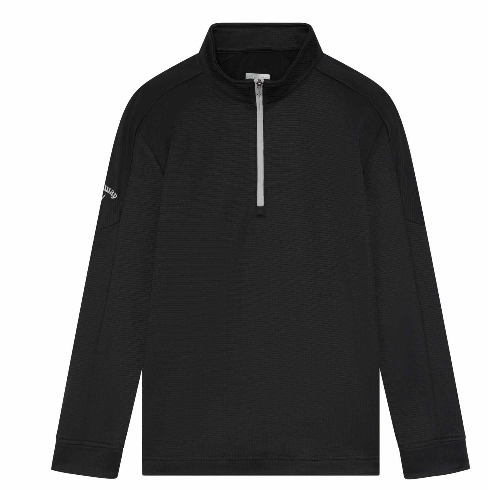 Callaway Waffle Fleece junior bluza, czarna