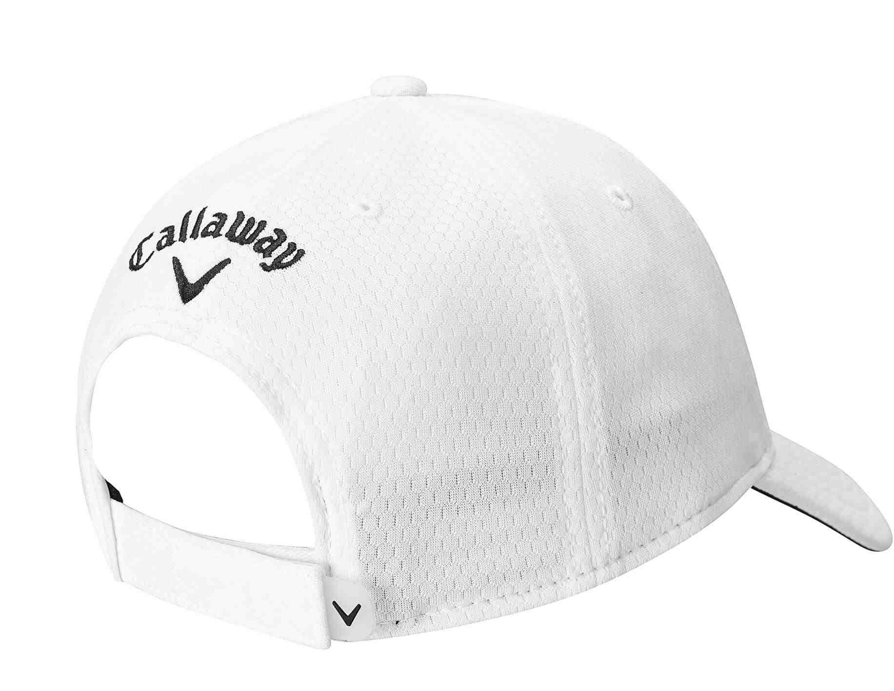 Callaway Fronted Crested męska czapka z daszkiem, biała