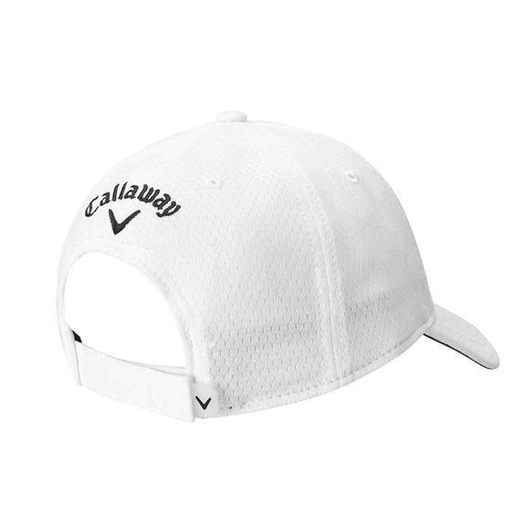 Callaway Fronted Crested męska czapka z daszkiem, biała