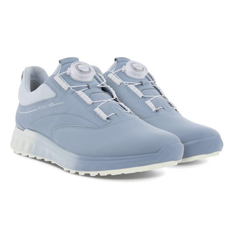 Ecco S-Three BOA damskie buty golfowe, niebieskie