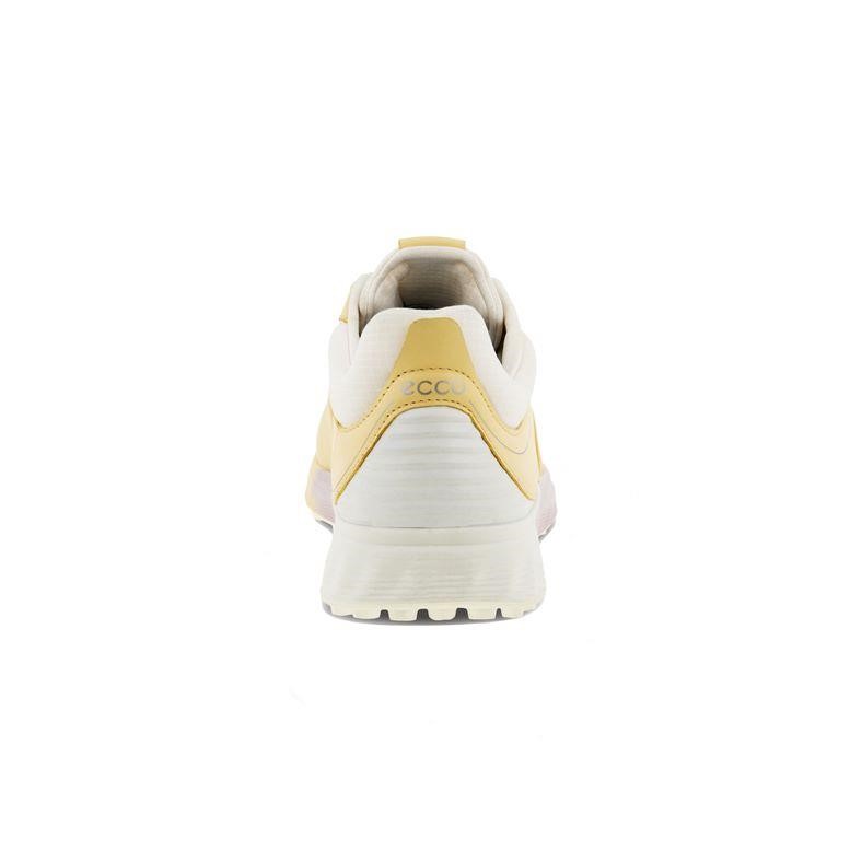 Ecco S-Three damskie buty golfowe, jasnożółte
