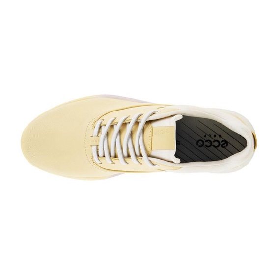 Ecco S-Three damskie buty golfowe, jasnożółte