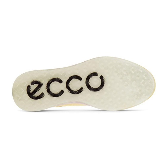 Ecco S-Three damskie buty golfowe, jasnożółte