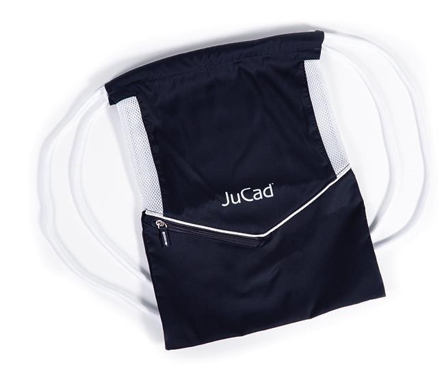 JuCad drawstring sports bag, niebieski