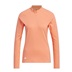 Adidas Solid Quarter Zip Long Sleeve męska bluza, coral fusion