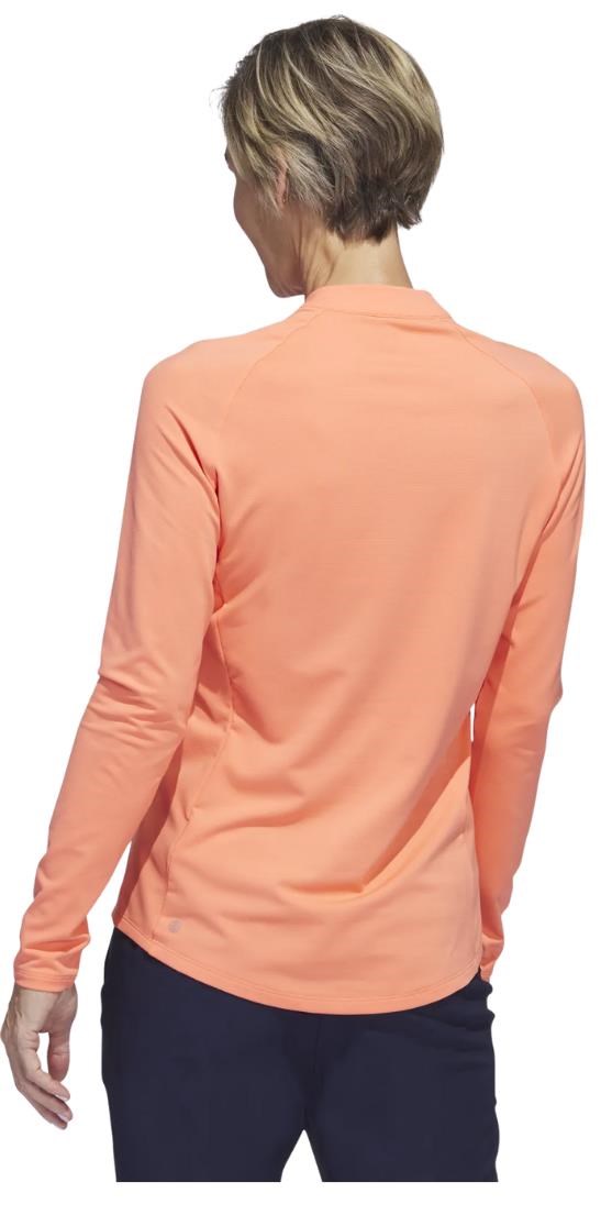 Adidas Solid Quarter Zip Long Sleeve męska bluza, coral fusion