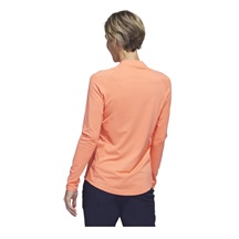 Adidas Solid Quarter Zip Long Sleeve męska bluza, coral fusion