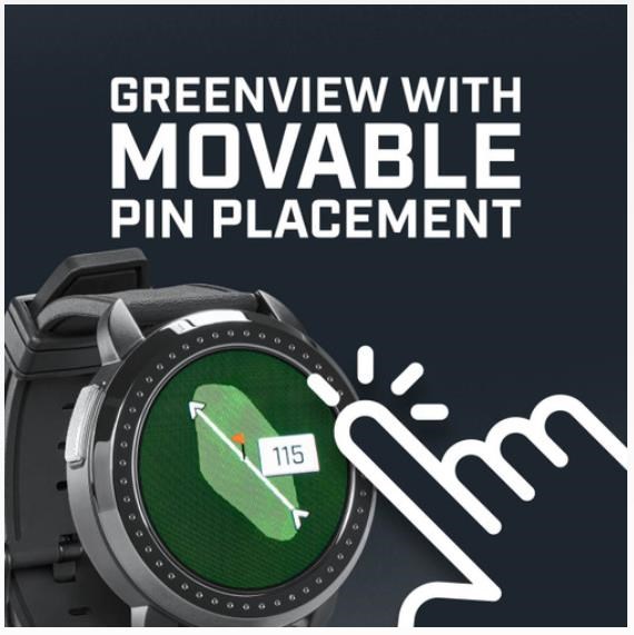 Bushnell iON Elite GPS zegarek golfowy, czarny