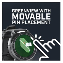 Bushnell iON Elite GPS zegarek golfowy, czarny
