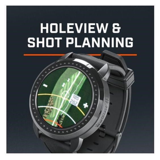 Bushnell iON Elite GPS zegarek golfowy, czarny