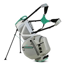 Big Max Aqua Hybrid 4 stand bag, biło/szaro/zielony