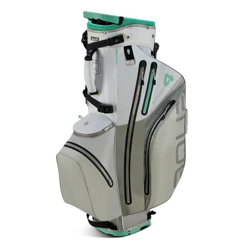 Big Max Aqua Hybrid 4 stand bag, biło/szaro/zielony