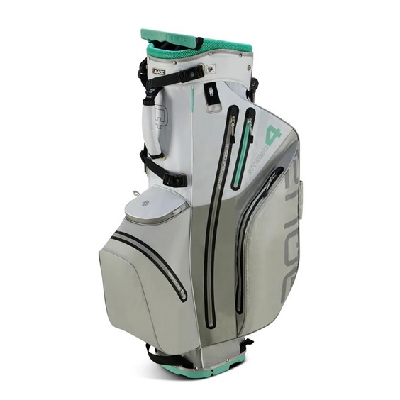 Big Max Aqua Hybrid 4 stand bag, biło/szaro/zielony