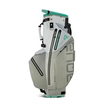 Big Max Aqua Hybrid 4 stand bag, biło/szaro/zielony