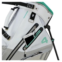 Big Max Aqua Hybrid 4 stand bag, biło/szaro/zielony