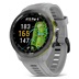 Garmin Approach S70 42 mm zegarek GPS, czarna ceramiczna luneta/pasek Powder Grey