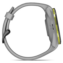 Garmin Approach S70 42 mm zegarek GPS, czarna ceramiczna luneta/pasek Powder Grey