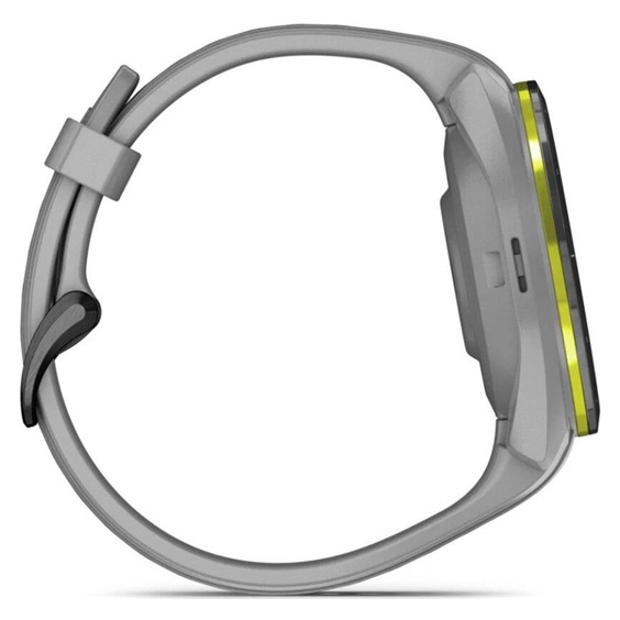 Garmin Approach S70 42 mm zegarek GPS, czarna ceramiczna luneta/pasek Powder Grey