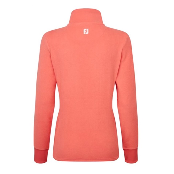 Footjoy Asymmetric Full-Zip Fleece damska bluza, pomarańczowa