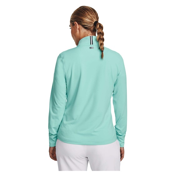 Under Armour Playoff 1/4 Zip bluza damska, neo turquoise