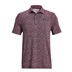 Under Armour Playoff 3.0 Printed męskie polo, granatowo/czerwone