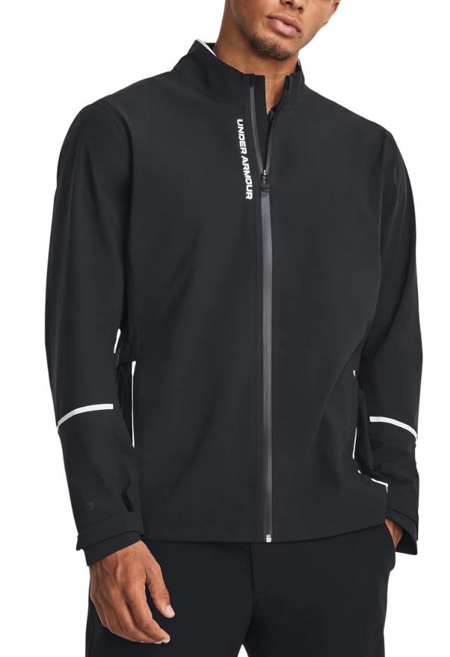 Under Armour Stormproof Cloudstrike męska kurtka, czarno/biała