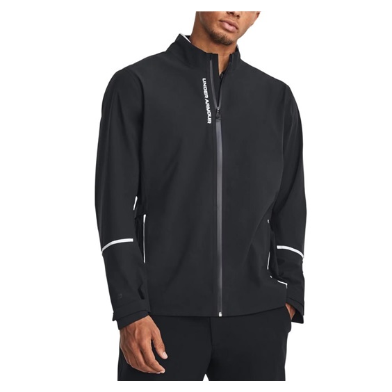 Under Armour Stormproof Cloudstrike męska kurtka, czarno/biała