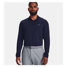 Under Armour Matchplay męskie polo z długim rękawem, granatowe
