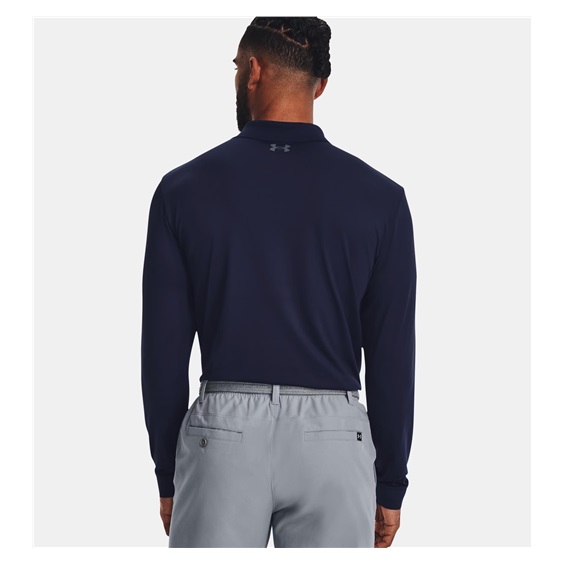 Under Armour Matchplay męskie polo z długim rękawem, granatowe