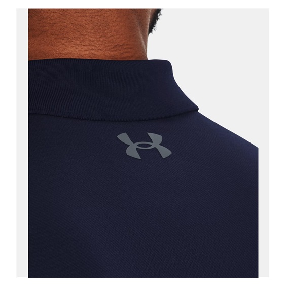 Under Armour Matchplay męskie polo z długim rękawem, granatowe