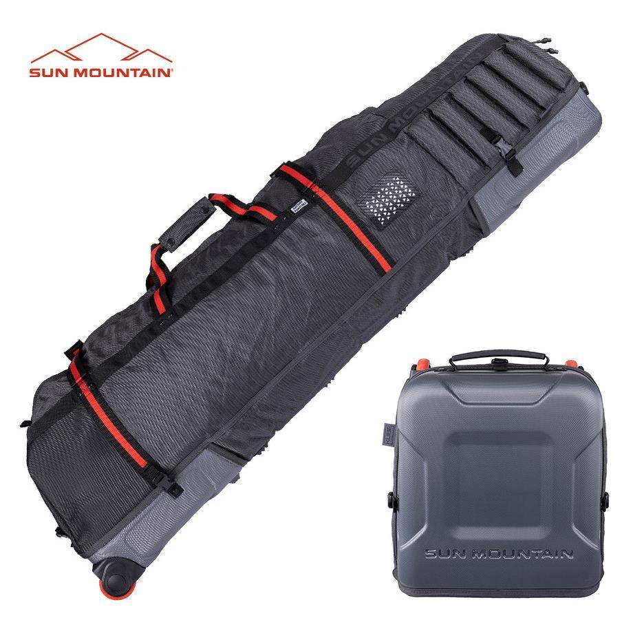 Sun Mountain Kube Travel pokrowiec transportowy, steel/black/rush red