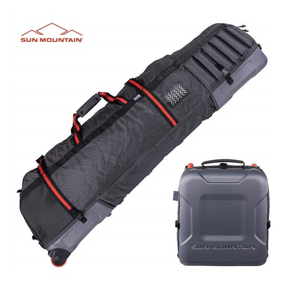 Sun Mountain Kube Travel pokrowiec transportowy, steel/black/rush red