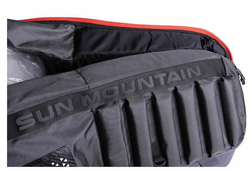 Sun Mountain Kube Travel pokrowiec transportowy, steel/black/rush red