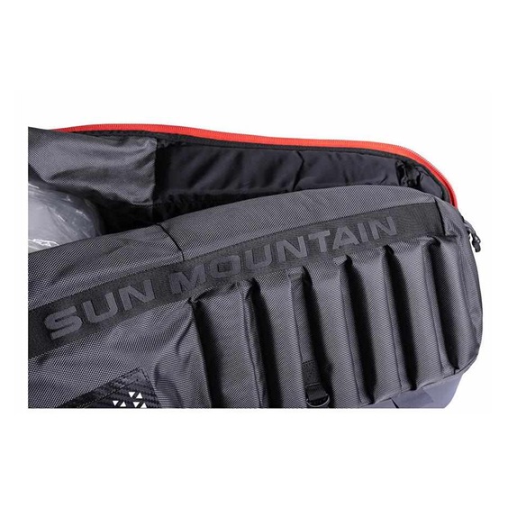 Sun Mountain Kube Travel pokrowiec transportowy, steel/black/rush red