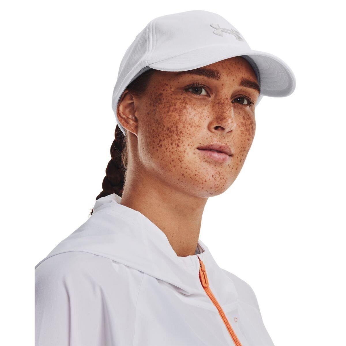 Under Armour Blitzing Adjustive damska czapka z daszkiem, biała