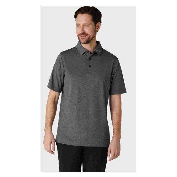 Callaway Ventilated Classic Jacquard męskie polo, czarne