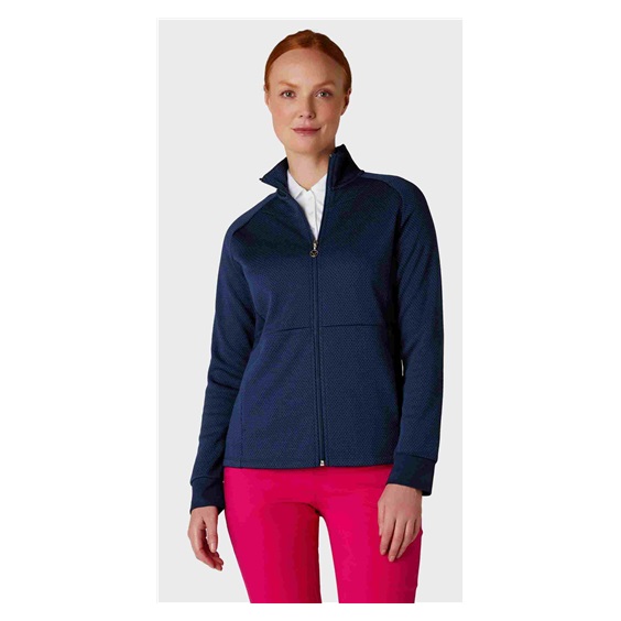 Callaway Full Zip Hexagon damska kurtka, granatowa